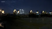 One Canada Square on  . (:  [+]Russell T Davies, Doctor Who Christmas Special 2006 (BBC One, 2006). Timestamp 52:36
