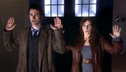 The Doctor and Donna DW Stolen Earth