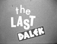 The Last Dalek