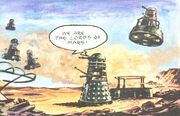 Daleks attack Mars