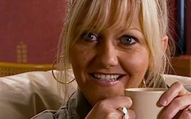 Jackie drinks tea (L&M)