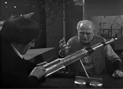 David Eldred with his rocket