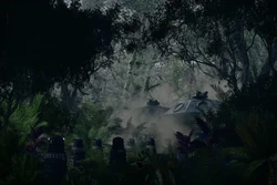  in the jungles of . (:  [+]George Mann, Justin Richards and Cavan Scott, Dalek: The Astounding Untold History of the Greatest Enemies of the Universe (Ebury Publishing, 2017)
