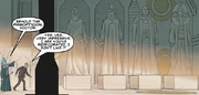 The Twelfth Doctor and Rassilon on the Panopticon