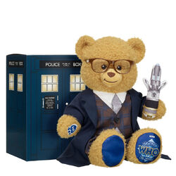 The Build-A-Bear Workshop Diamond Anniversary Fourteenth Doctor bear.