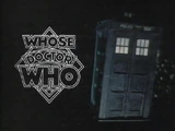 Whose Doctor Who