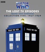 The Lost TV Episodes - Collection Five Boxset containing The Enemy of the World, The Web of Fear, Fury from the Deep, The Wheel in Space, The Invasion and The Space Pirates. UK release 2 August 2012