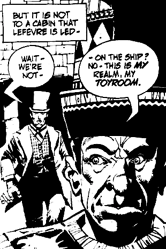 Lefevre is lured into the Toyroom.