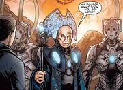 Twelfth Doctor and Cyber-Rassilon (Supremacy of the Cybermen)