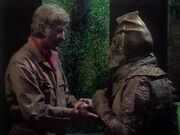 The Doctor convinces the  that Silurians and humans can co-exist.
