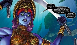 12th Doctor Comics Clara posessed.jpg