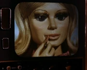   uses lipstick as part of a secret message. (:  [+]Alan Fennell, Thunderbirds crossover stories series 1 (ITV, 1966)