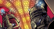 Dalek Supreme & Bronze Dalek in the Time War