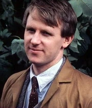 This image, of Peter Davison in-character as Tristan Farnon in the series , was used to represent the  throughout this annual due to a lack of images of the new incarnation.