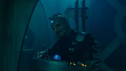 Davros asks the Doctor why he ran away from Gallifrey.