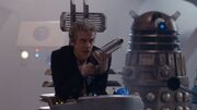 The Doctor Using Davros Chair