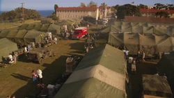 The San Pedro Overflow Camp. (:  [+]Jane Espenson, Torchwood series 4 (Starz, 2011)