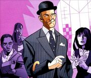 A depiction of Mr Smith's human form modeled on 