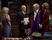 DayofDaleks-1 Doctor and Jo talk with Sir Reginald