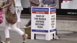 A Londinium Cotide news stand. (:  [+]Steven Moffat, Doctor Who series 6 (BBC One, 2011)
