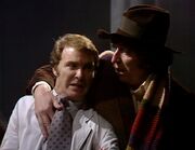 Unable to move, Stael asks the  to hand him his gun