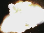 Mawdryn's ship explodes