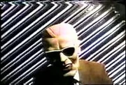 Screen capture of "Max Headroom" taken during the hijacked broadcast.