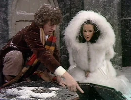 Pointing Doctor and Romana