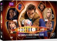 The Complete David Tennant Years Region 1 US DVD cover