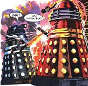 A  fails to destroy , a Dalek enhanced with Metalert