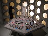 The TARDIS Console room from The Five Doctors (TV story) onwards