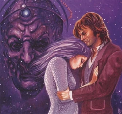 Artwork by Daryl Joyce illustrating the unproduced script Fathers and Brothers. (DWMSE 5)