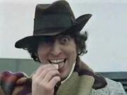 Fourth Doctor eating allsort