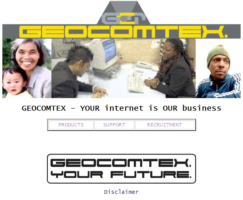 GEOCOMTEX (tie-in website) | Tardis | Fandom