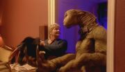 Slitheen changing room