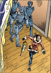 Doom runs from the Cybermen again.