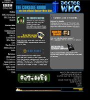 Doctor Who Website Home Page on 9 February 1999