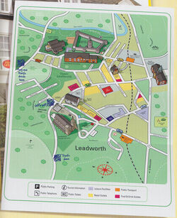 Leadworth map - Around Leadworth Brilliant Book 2011