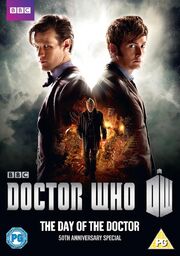 The Day of the Doctor UK DVD Cover