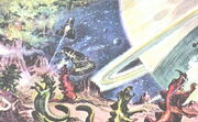 Daleks attack Saturn moons