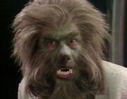 A , (:  [+]Don Houghton, Doctor Who season 7 (BBC1, 1970).) an example of a Mal'akh grotesque or babewyn. (:  [+]Lawrence Miles, BBC Eighth Doctor Adventures (BBC Books, 1999)., "" [+]Part of , Lawrence Miles, et al., Faction Paradox novels (Mad Norwegian Press, 2002)