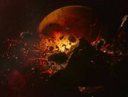 ; the only planet left even partly intact by the Flux in its quadrant. (:  [+]Chris Chibnall and Maxine Alderton, Doctor Who series 13 (BBC One and BBC America, 2021)