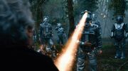 The Cybermen attack the Doctor (The Doctor Falls)