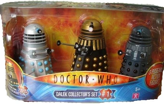 Set Figure Doctor Who | History Of The Daleks 13 | 5 Pezzi Da Collezione Altezza 20 Cm
