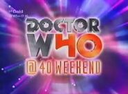 Doctor Who @40 Weekend logo (2003)