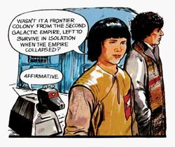 K9, Adric and the Doctor Plague World