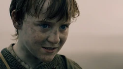 "Tell me the name of the boy who isn't going to die today!" "…Davros. My name… is Davros."