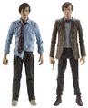 2010 Raggedy and suited 'Crash' set figures.