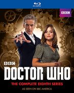 Doctor Who The Complete 8th Series US Blu-ray Cover