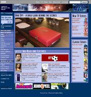 Doctor Who Website Home Page on 26 August 2004